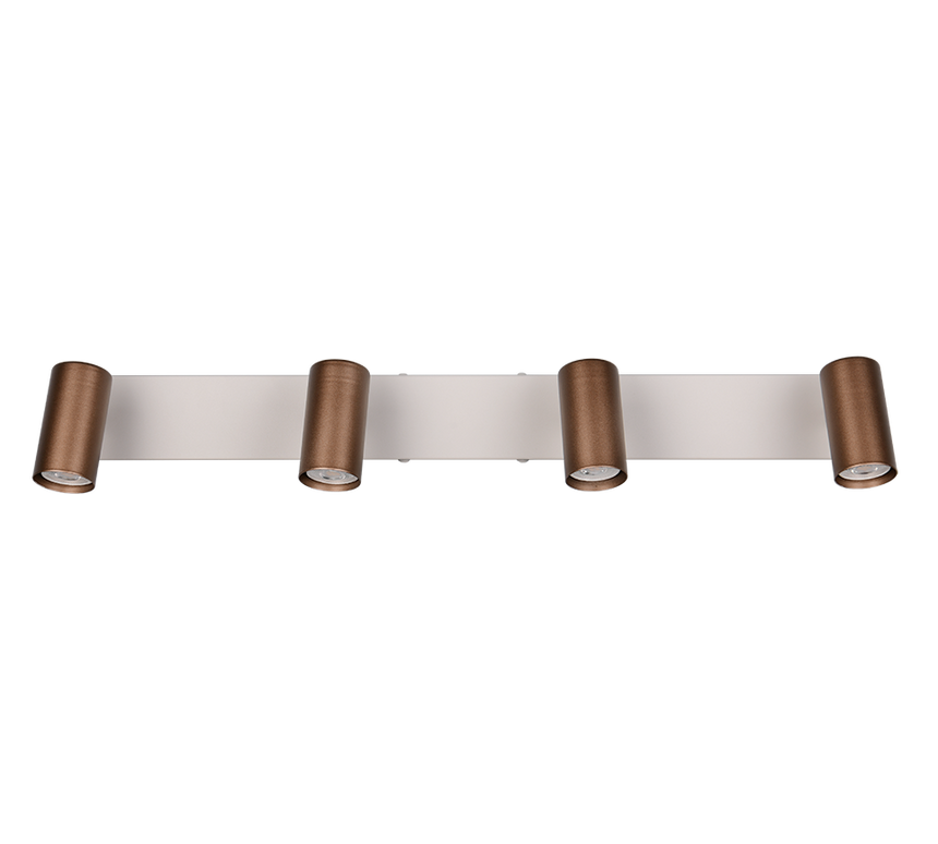 Foco Trio Taryn LED marrón café 2700K 62cm R86854065