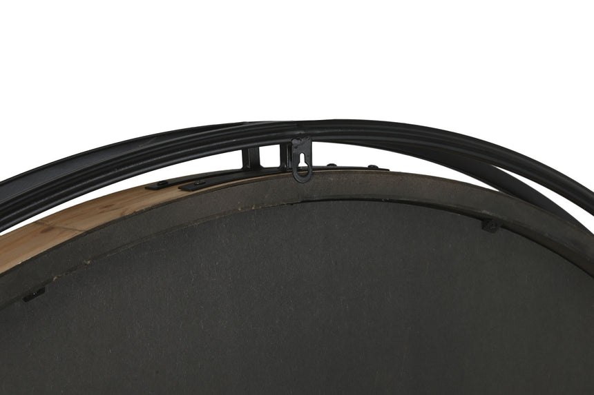 /ITE217853 MET/GLASS WALL CLOCK BLACK 127*