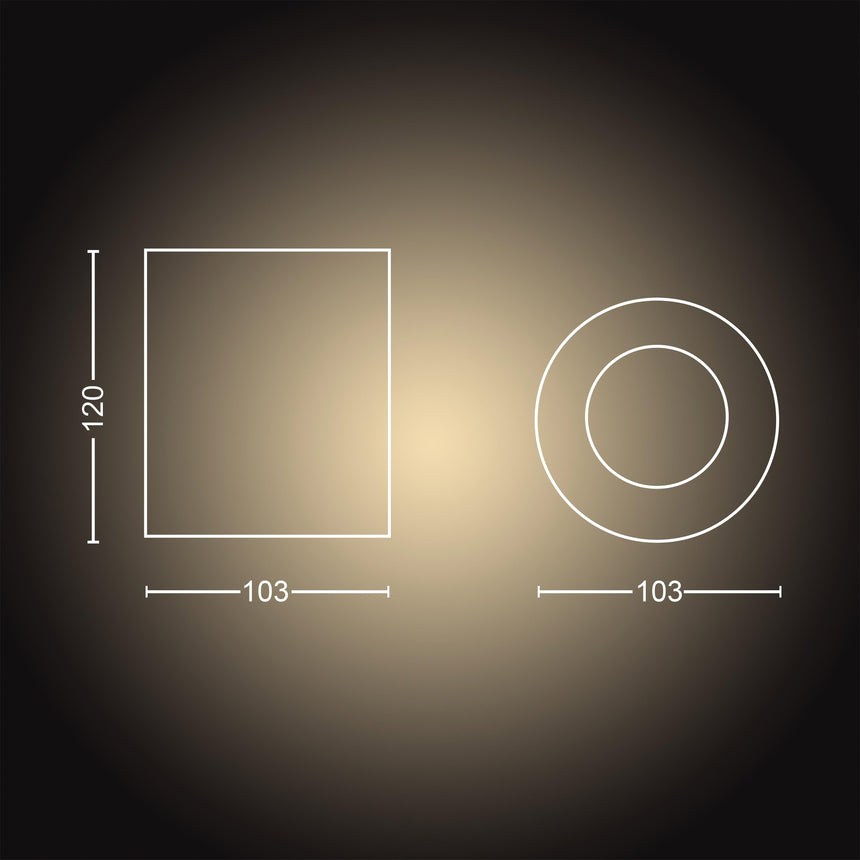 Philips Hue Foco Pillar negro White Ambiance 4,2W 400lm 8720169320239 - imagen 9