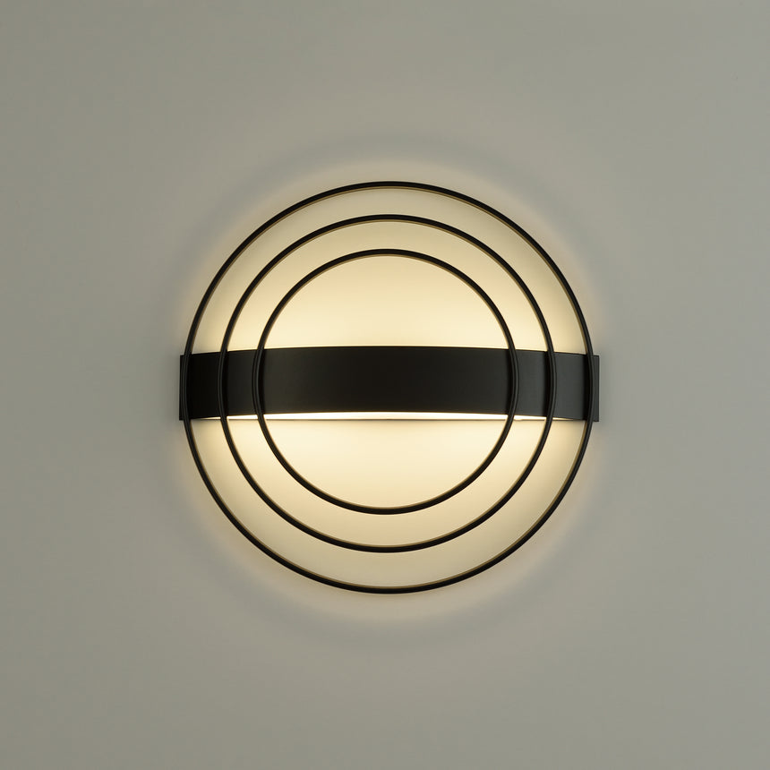 ACB Ringo Aplique LED Negro Texturado 13W 2700K-3000K Slide Switch A3813070N