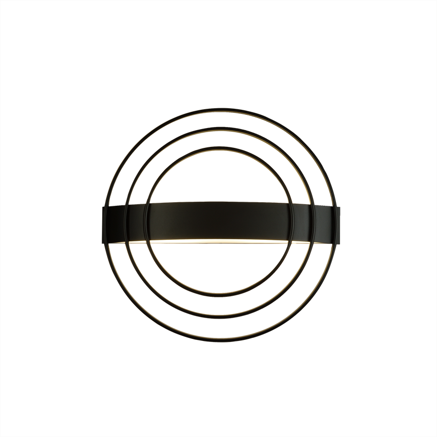 ACB Ringo Aplique LED Negro Texturado 13W 2700K-3000K Slide Switch A3813070N