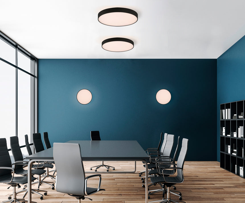 ACB Roma White LED Ceiling Light + LED Diffuser, Slide Switch P3974170B