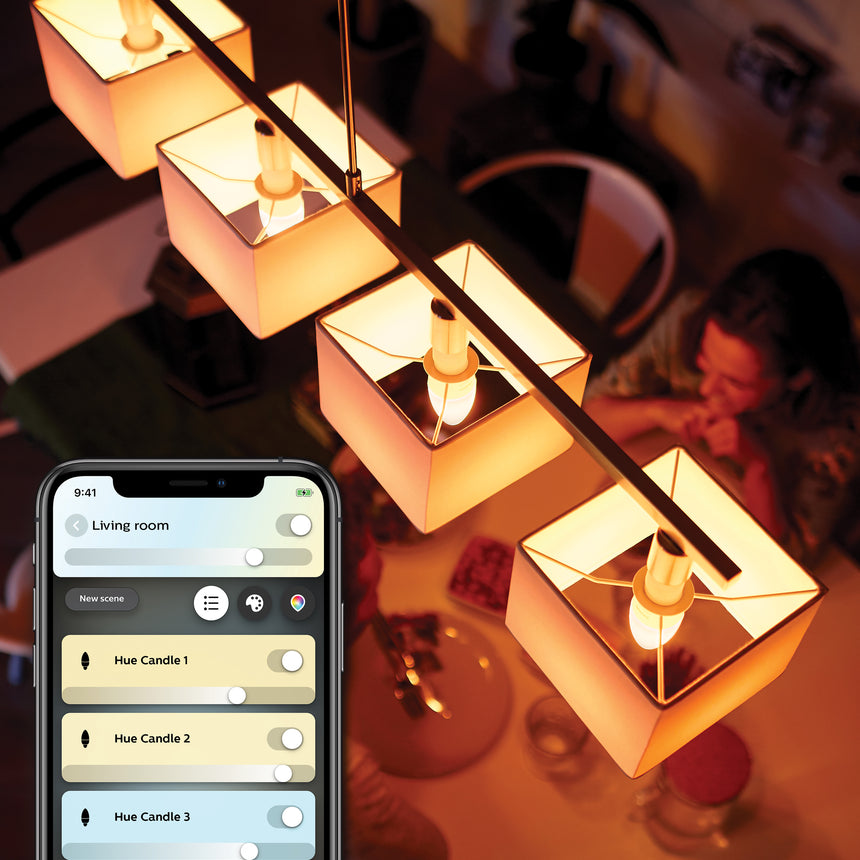 Philips Hue Bombilla White Ambiance E14 5W 470lm 35673300 - imagen 3