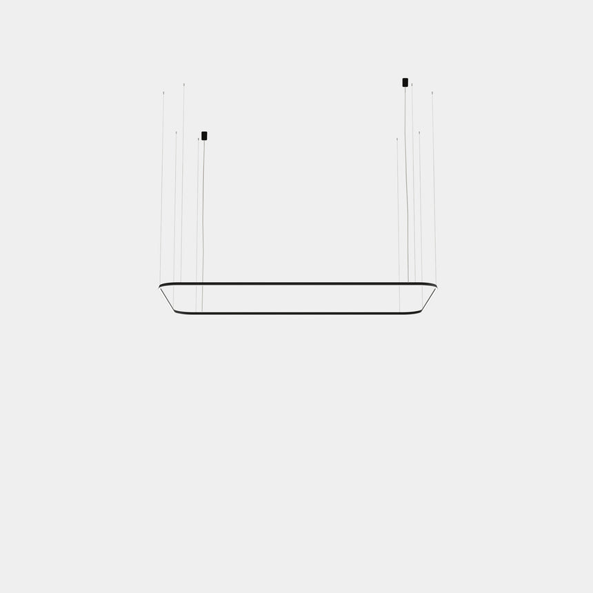 Lámpara de techo colgante LedsC4 Geometric Rectangle Recessed 1600x1000mm RS5Y-00X9AZRUEF