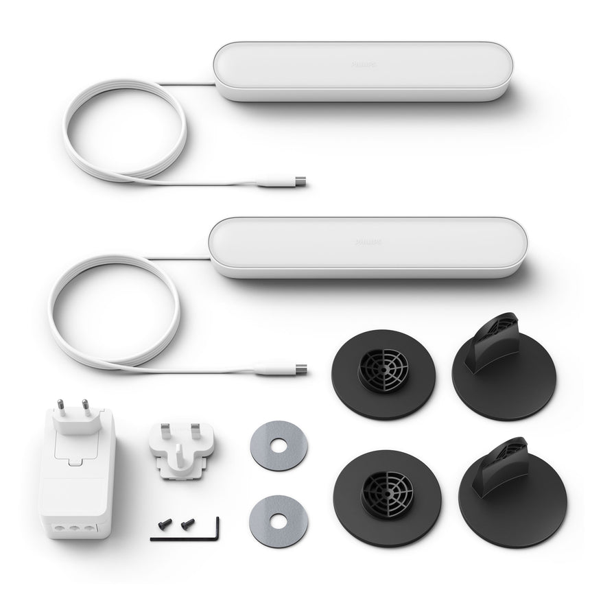 Philips Hue White and Color Ambiance Lámpara de mesa Play blanco RGBW 7W 7820231E7 530lm - imagen 10