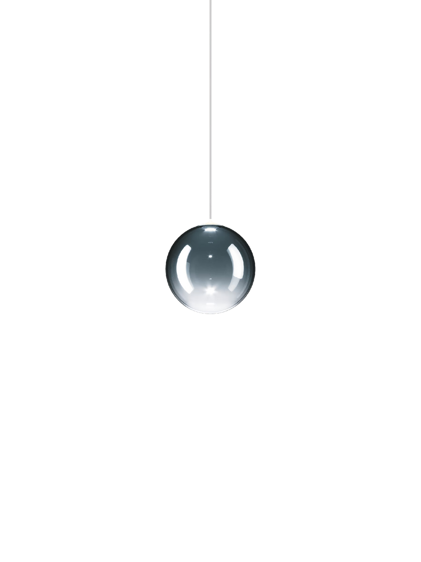 Lodes Lámpara colgante Random Solo acero azul intenso LED 3000K 17110-8630