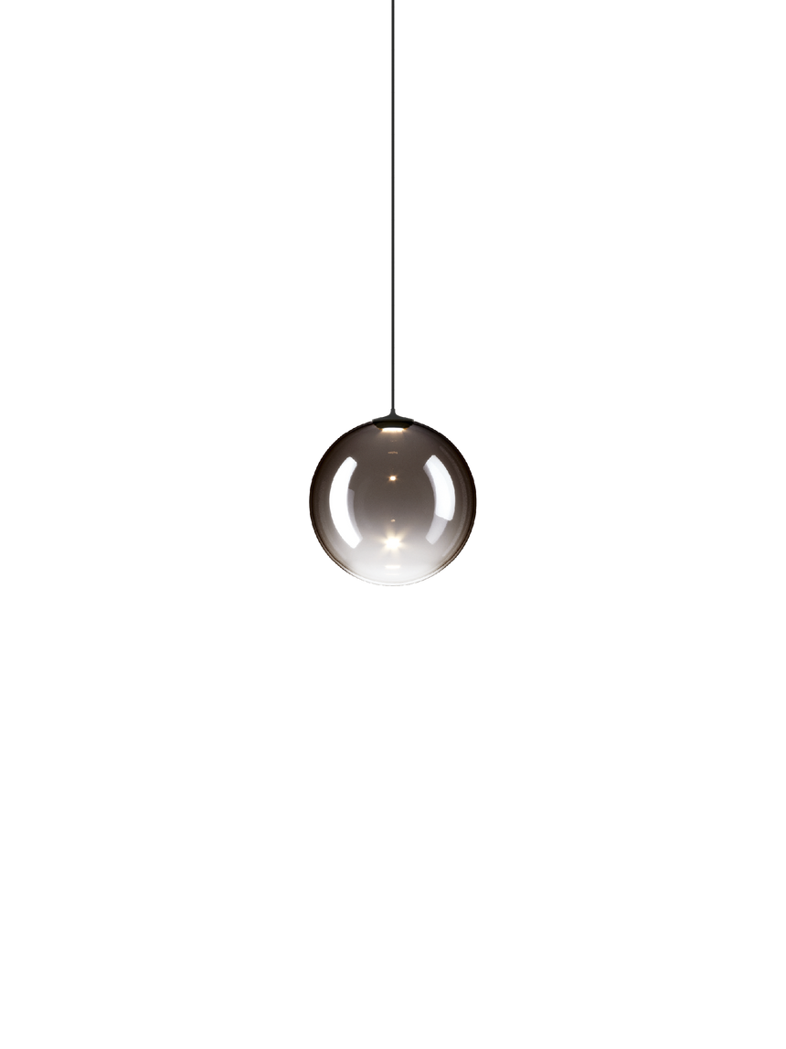 Lodes Lámpara colgante Random Solo negro ahumado brillante LED 3000K 17120-4330