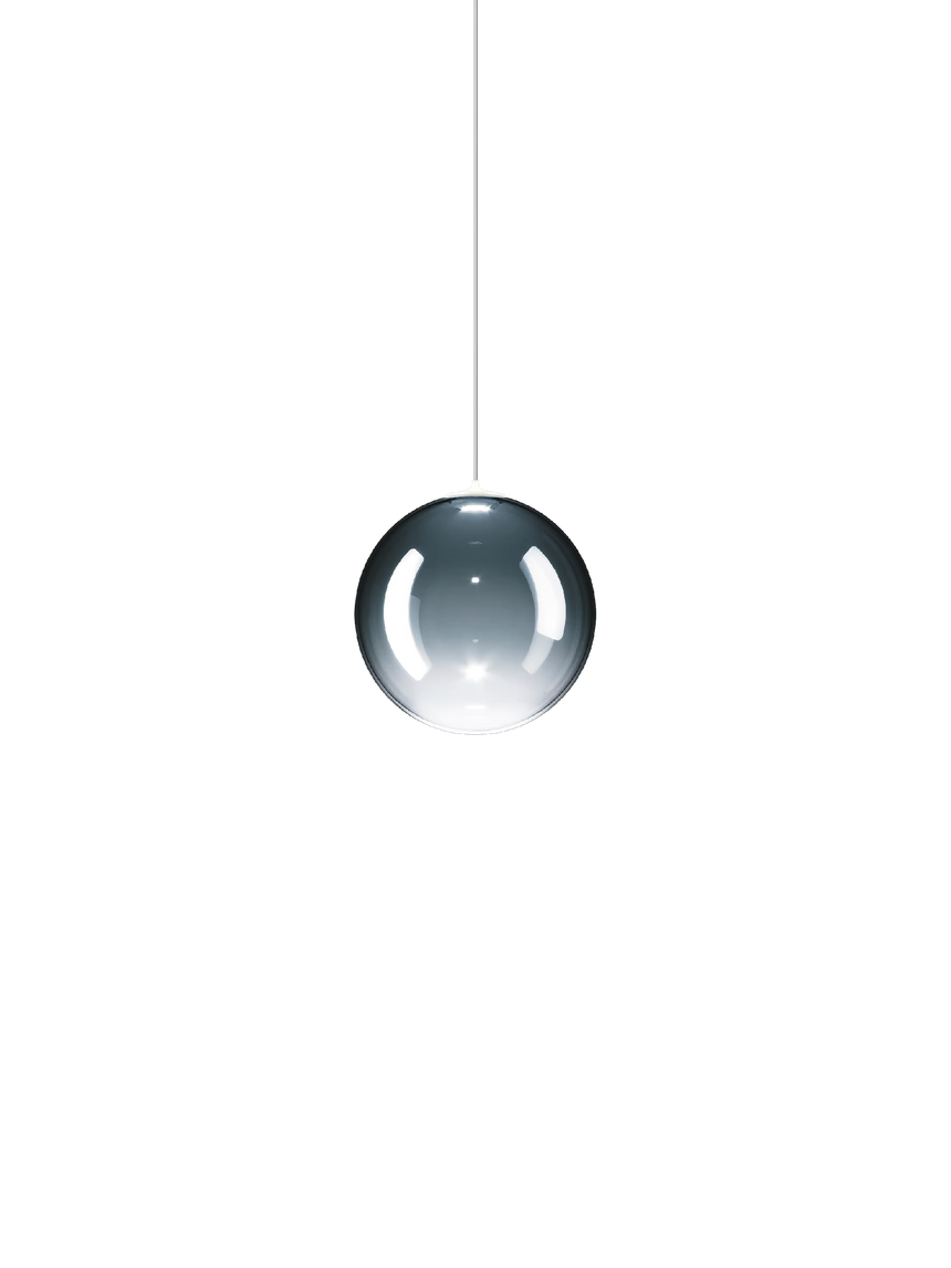 Lodes Lámpara colgante Random Solo acero azul intenso LED 3000K 17111-8630