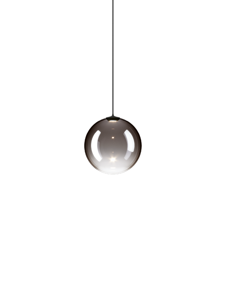 Lodes Lámpara colgante Random Solo negro ahumado brillante LED 2700K 17121-4327