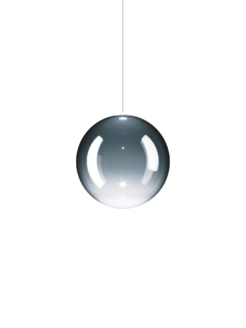 Lodes Lámpara colgante Random Solo acero azul intenso LED 3000K 17113-8630