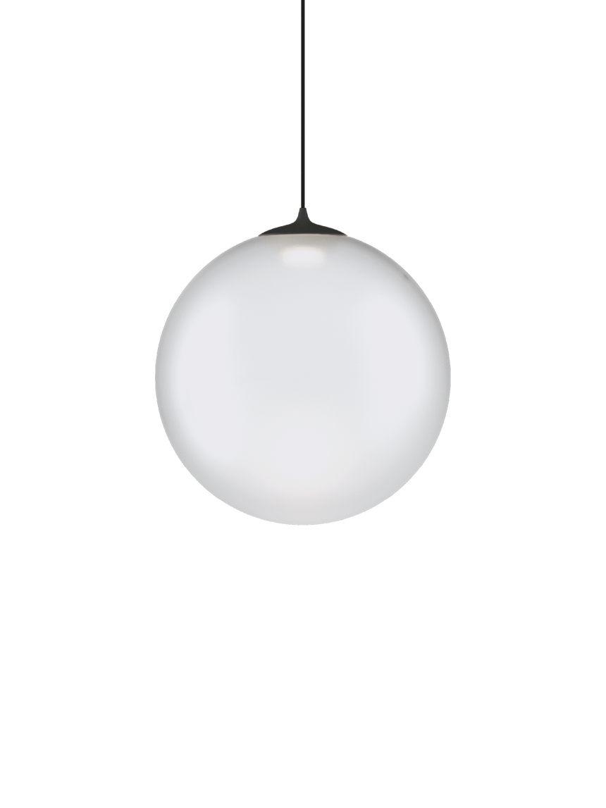 Lodes Lámpara colgante Random Solo negro blanco satinado LED 3000K 17124-1330