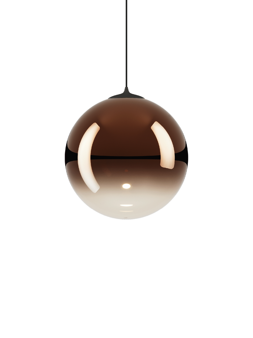 Lodes Lámpara colgante Random Solo negro bronce brillante LED 3000K 17124-4630