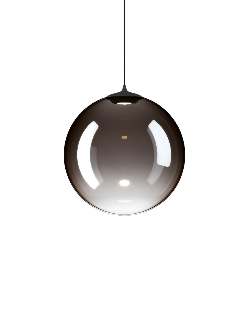 Lodes Lámpara colgante Random Solo negro ahumado brillante LED 3000K 17124-4330