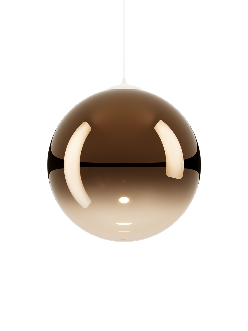 Lodes Lámpara colgante Random Solo bronce brillante LED 2700K 17115-4627