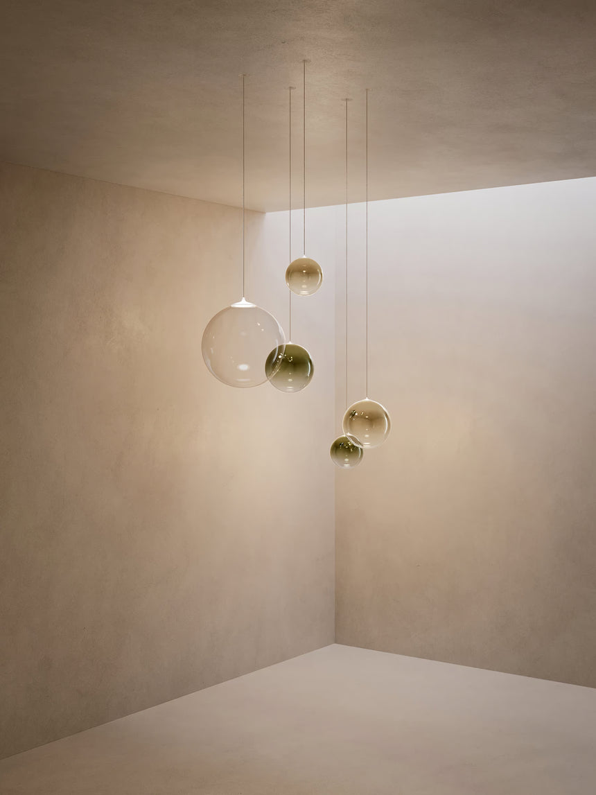 Lodes Lámpara colgante Random Solo negro bronce brillante LED 2700K 17122-4627