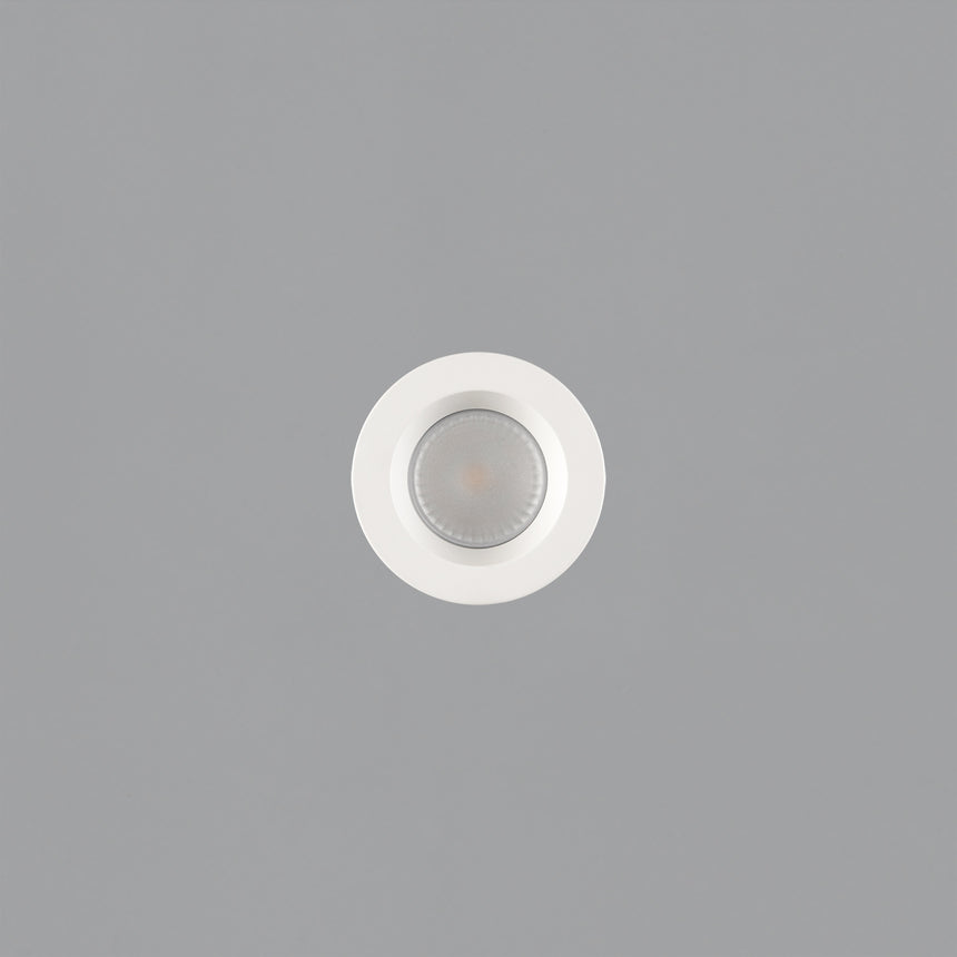 ACB Safe Recessed 3985/9 Textured White, 8W 3000K 730lm COB LED, CRI90 I IP65, Integrated LED E3985000B