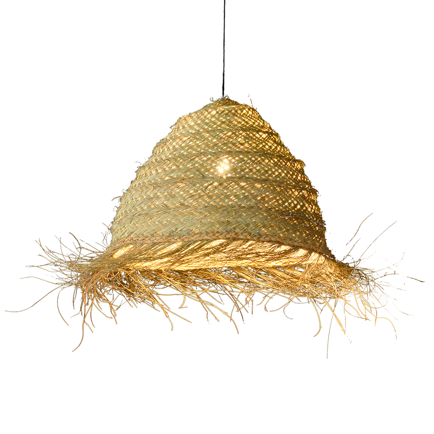 ACB Samira Lámpara colgante rafia natural E27 15W C393250NA