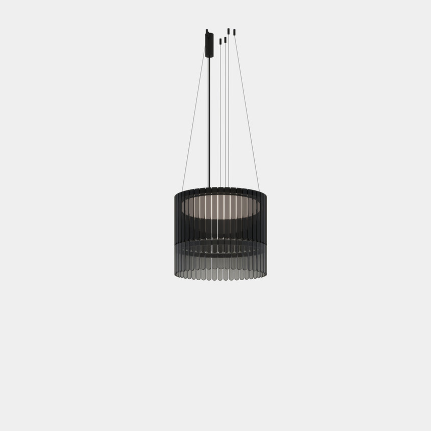 Lámpara de techo colgante LedsC4 Scarlett Circular Pendant Tower LED SCPT-AA0-LCSD00-OSV