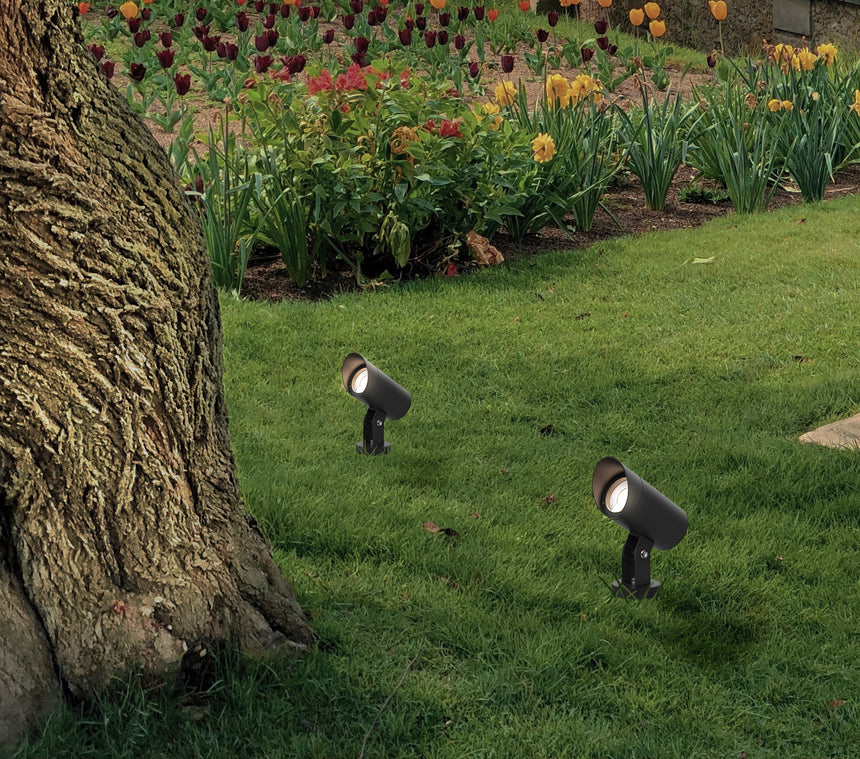 ACB Seiren Baliza exterior antracita texturado GU10 8W IP65 H2072080GR