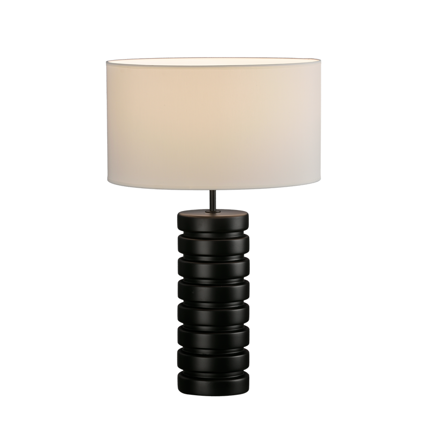 ACB Sharm Sobremesa negro mate E27 interruptor de cable S8206080N