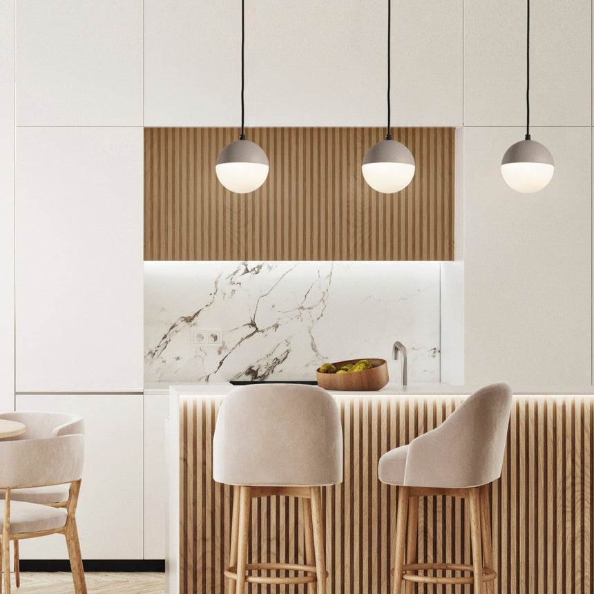 ACB Shiru Lámpara de techo colgante LED cemento piedra E27 15W C36851B