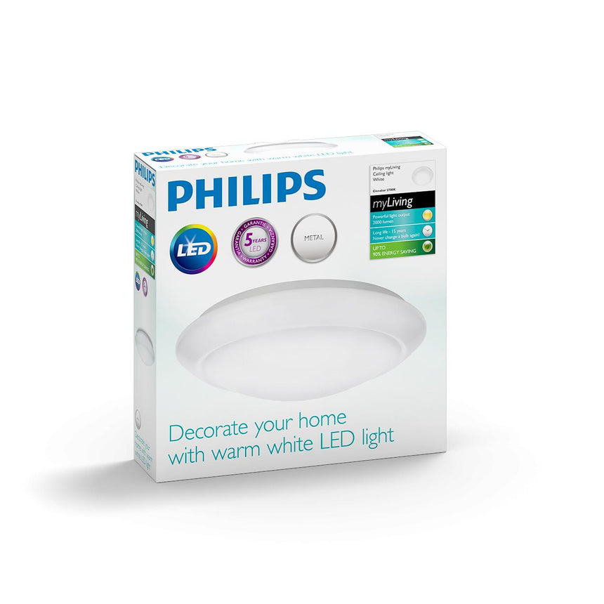 Philips PLAFON LED CINNABAR BLANC 22W CALID MA33365/3116 - vista alternativa