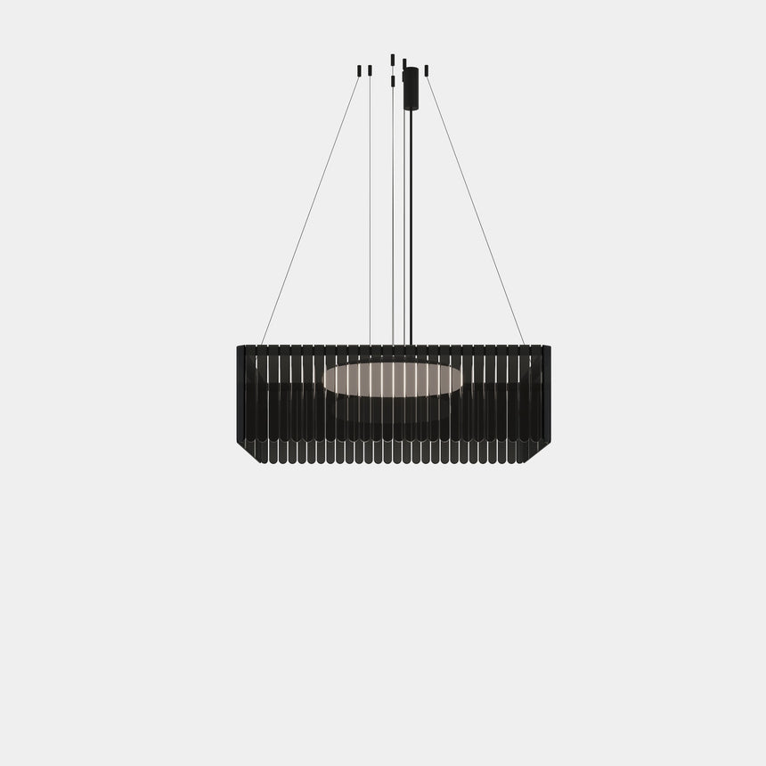 Lámpara de techo colgante LedsC4 Scarlett Square Pendant Individual x SQPI-C00-LC0000-OSV