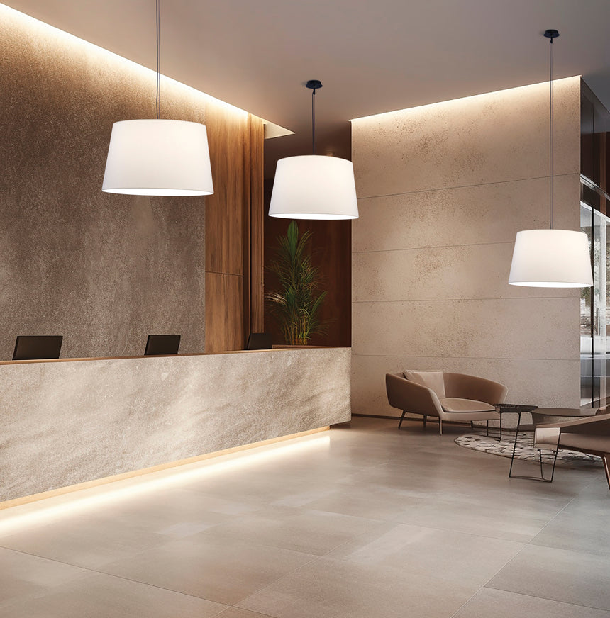 ACB Stilo Lámpara de techo colgante Negro Texturado E27 15W C8202080N