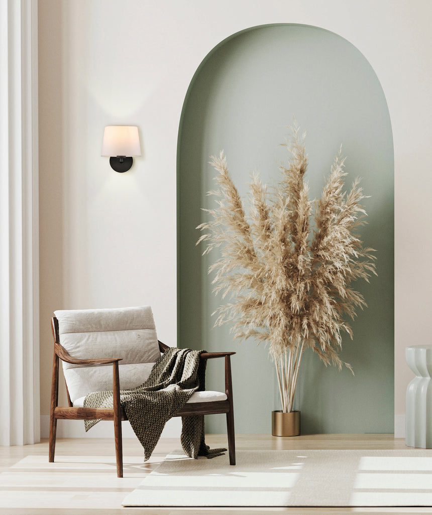 ACB Stilo Aplique LED blanco texturado E27 15W A8202080B