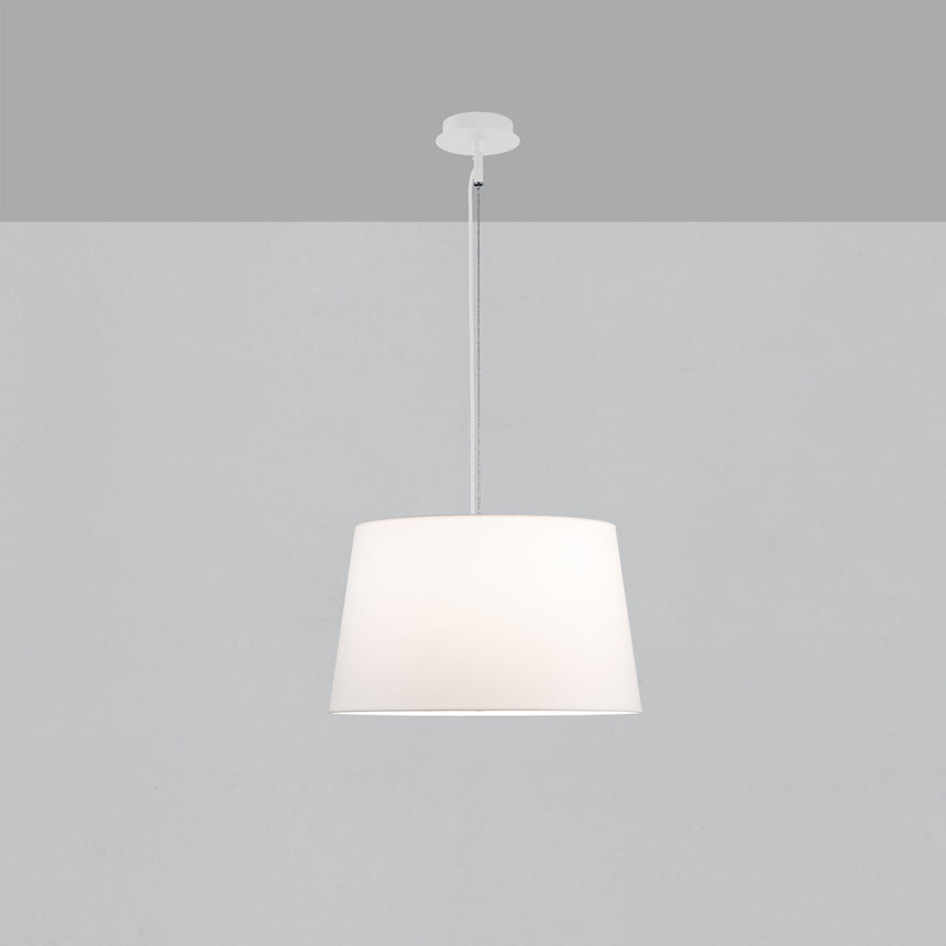 ACB Stilo Lámpara de techo colgante LED E27 15W blanco texturado C8202080B