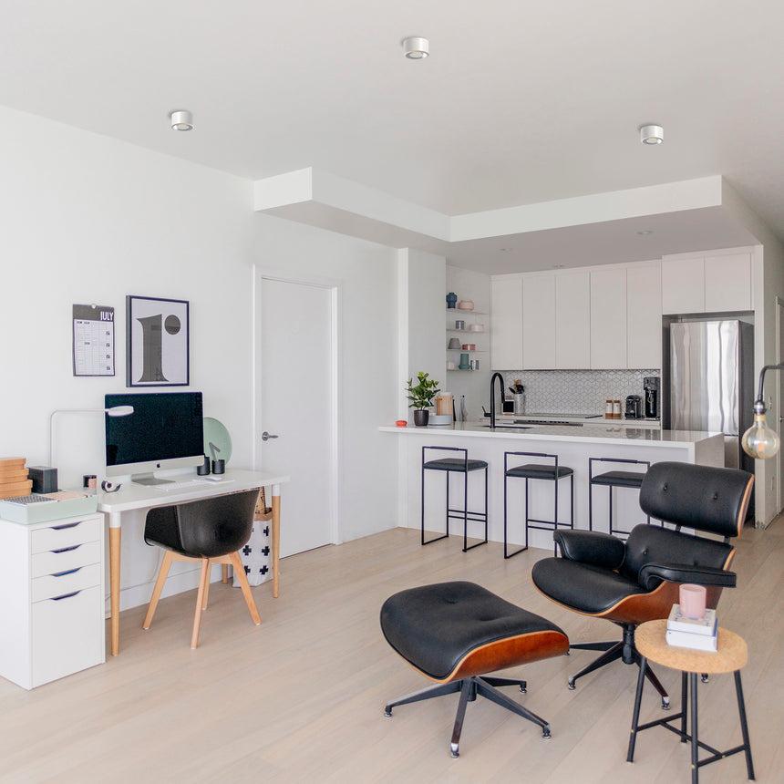 ACB Studio Ceiling Light 3235/9 White, LED 8W 3000K 755lm, CRI90, Integrated LED P32350B