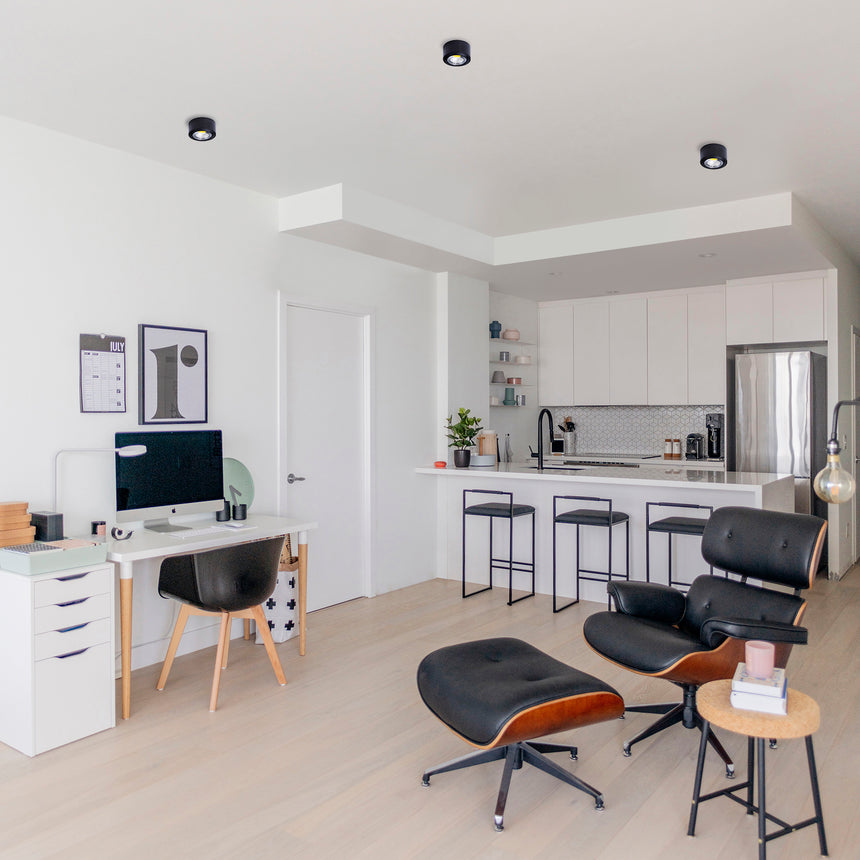 ACB Studio Ceiling Light 3235/9 Black, LED 8W 3000K 755lm, CRI90, Integrated LED P32350N