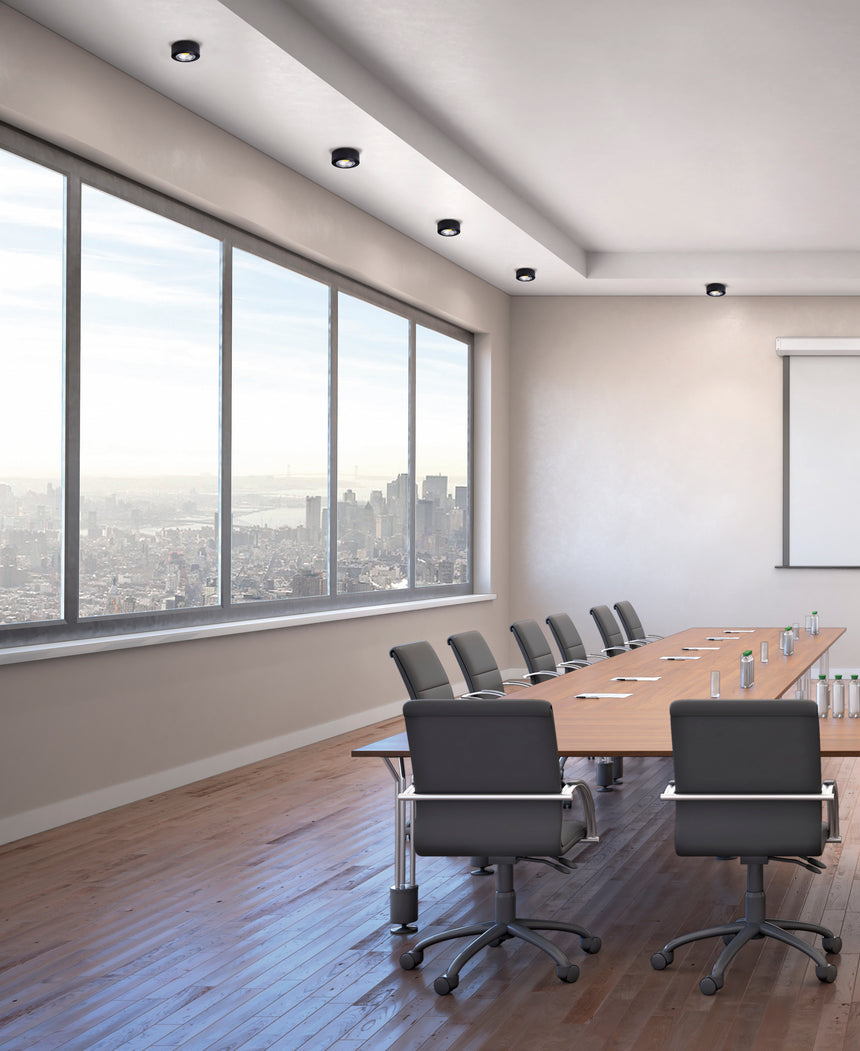 ACB Studio Plafón LED Negro 12W 3000K P32351N