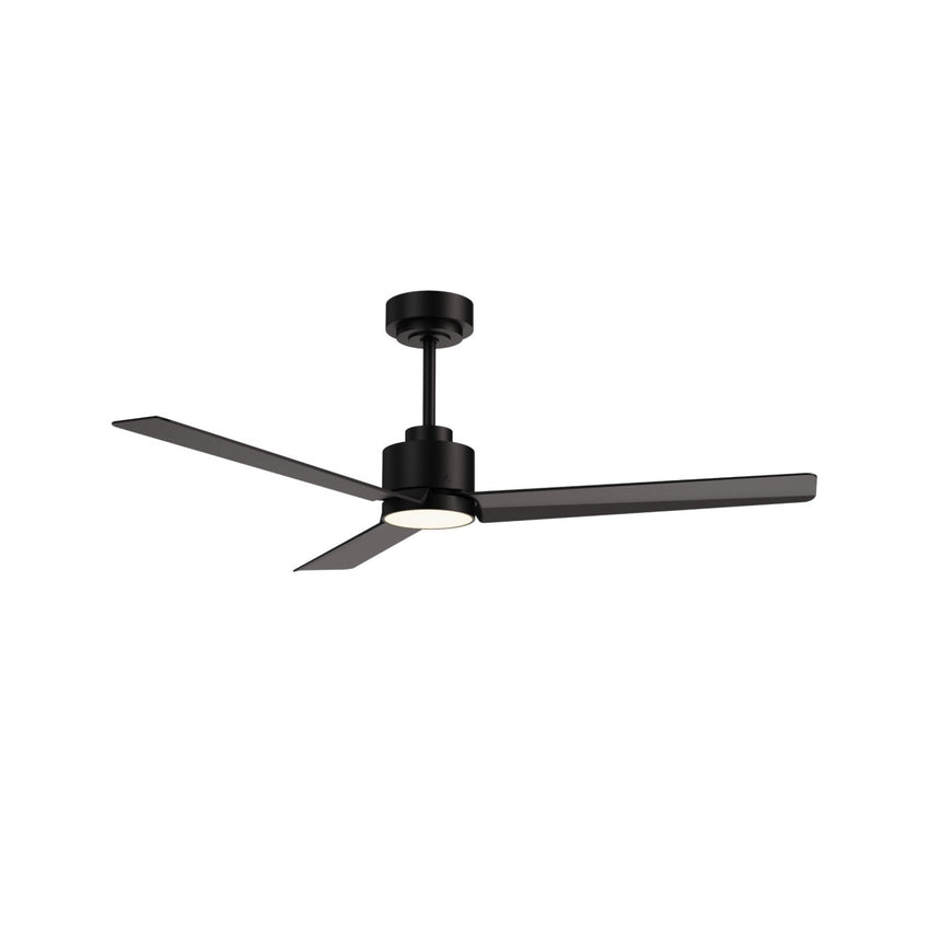 Ventilador de techo con luz Sulion Anne 127cm LED negro motor DC CCT regulable