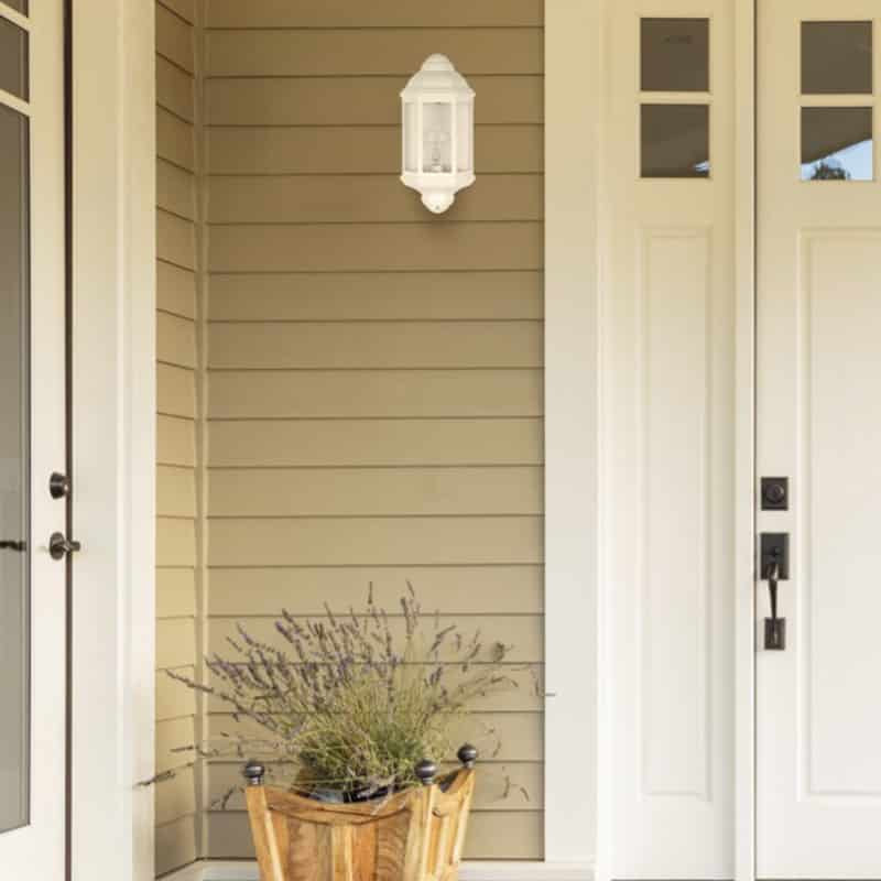 Fabrilamp Shaula Aplique Exterior Aluminio 1xe27 Blanco Ip44 36,5x16,5x9,5 Cm 149961001