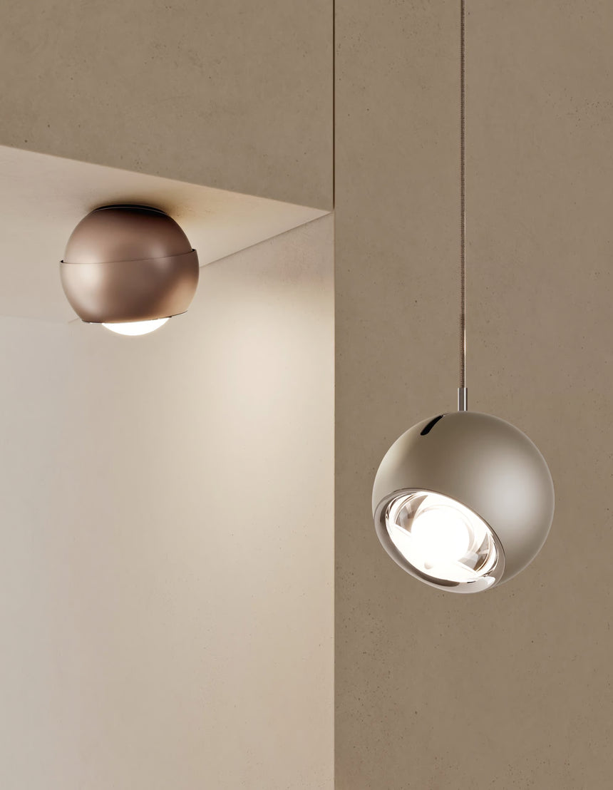 Lodes Lámpara colgante Spider champán mate LED 2700K 16010-4527