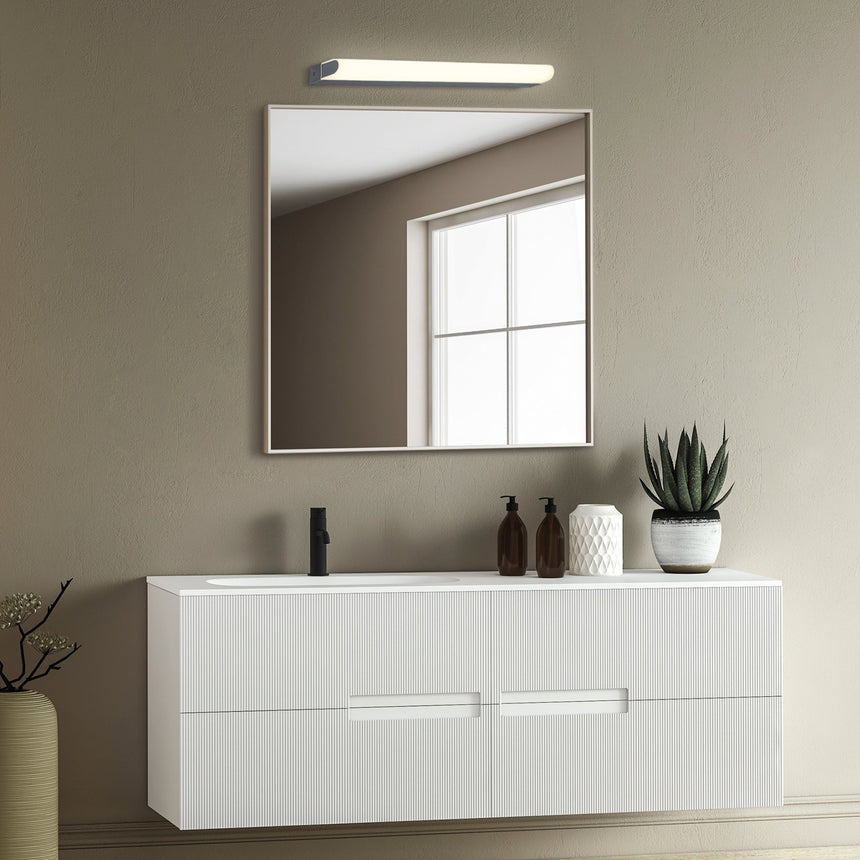 ACB Tesla Aplique LED baño opal/cromo 136W 3000K A383410C