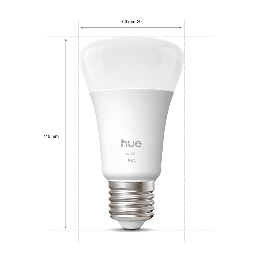 Philips Hue White Bombilla White E27 7W 810lm (2 uds) 87211