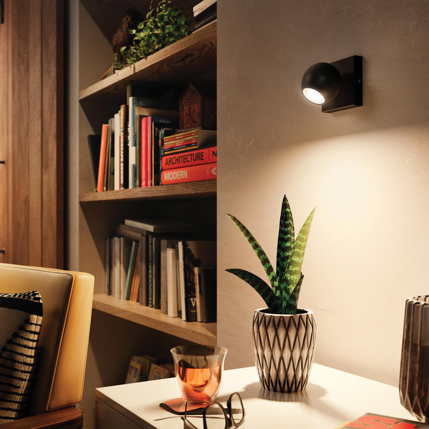 Philips Hue Foco Buckram negro White Ambiance 5W 871951433924800 350lm - imagen 4
