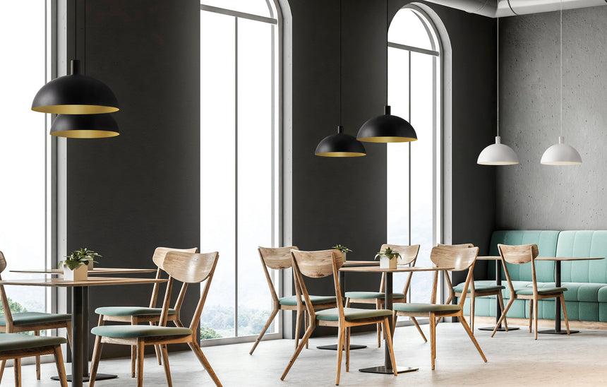 ACB Tiga Pendant Light 3707/35 Textured White, LED E27 15W, C3707180B