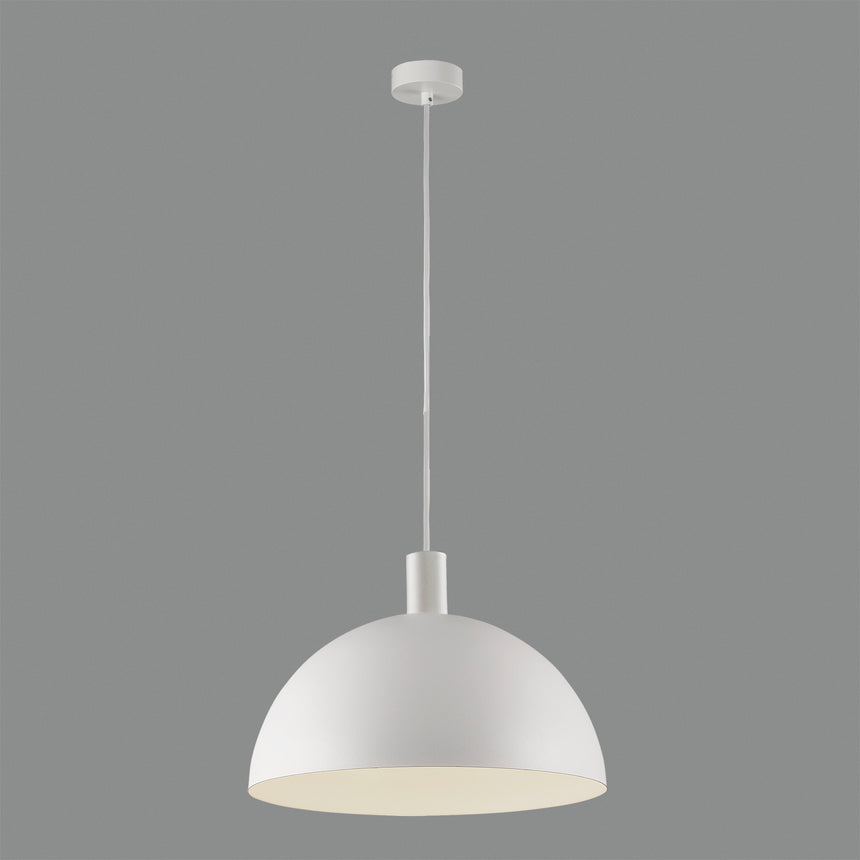 ACB Tiga Pendant Light 3707/35 Textured White, LED E27 15W, C3707180B