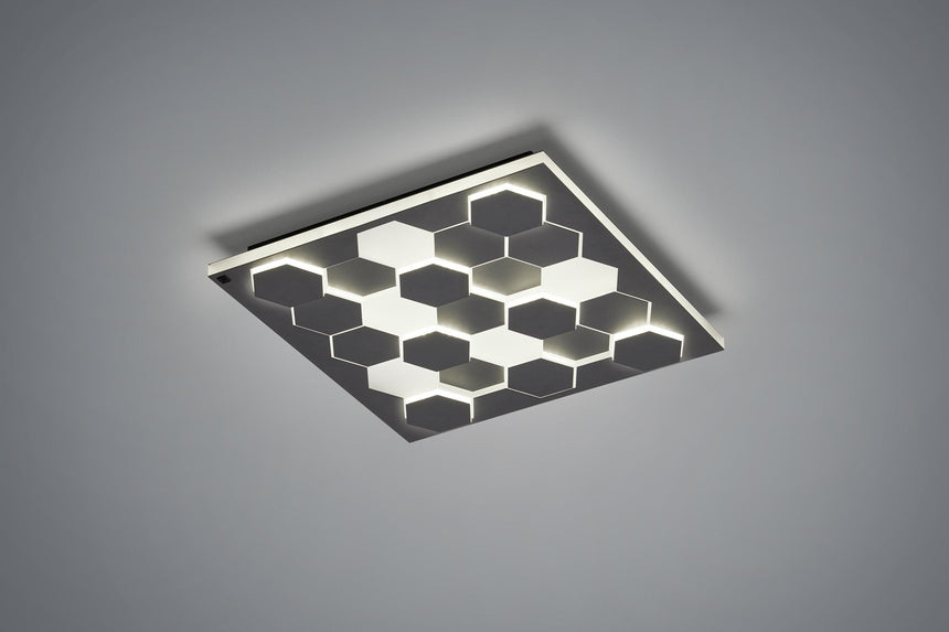 Aplique de pared Trio Cifavo 2000-4000K regulable 55x55cm 40W negro mate — ref. 245410132 (3)