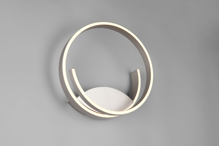 aplique de pared Trio Cinardi níquel mate TRI246110107 - vista 7