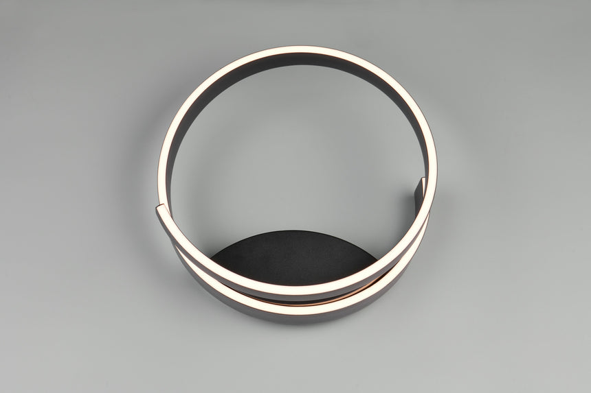 aplique de pared Trio Cinardi negro mate TRI246110132 - vista 10