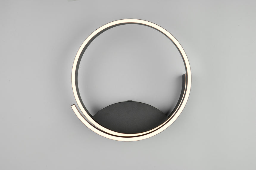 aplique de pared Trio Cinardi negro mate TRI246110132 - vista 8