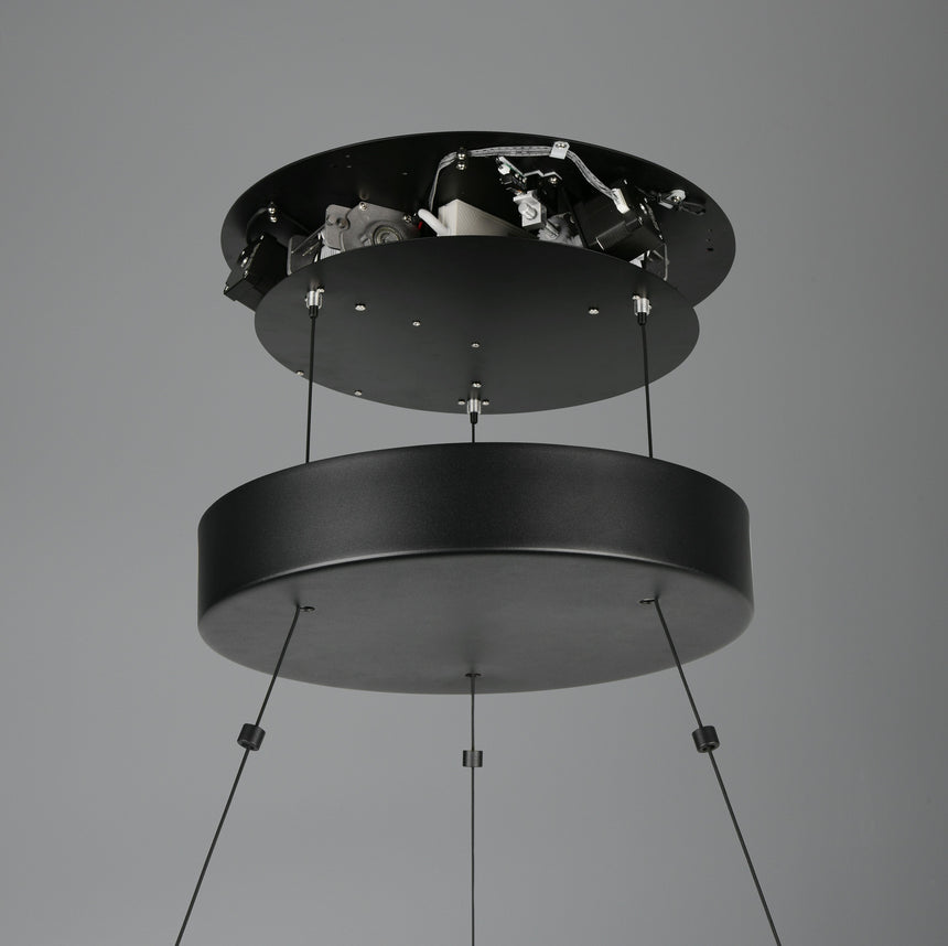 lámpara colgante Trio Cromer negro mate TRI332910132 - vista 10