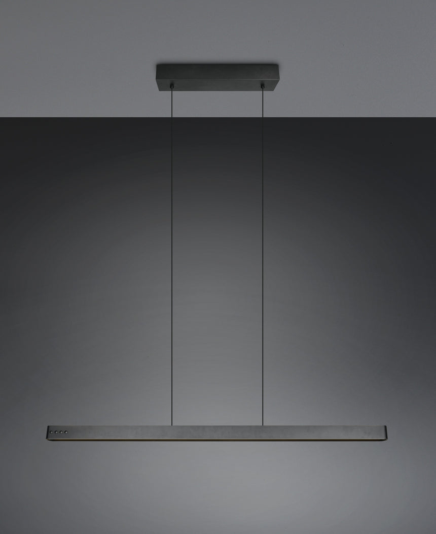 lámpara colgante Trio Donegal negro mate TRI333310232 - vista 7