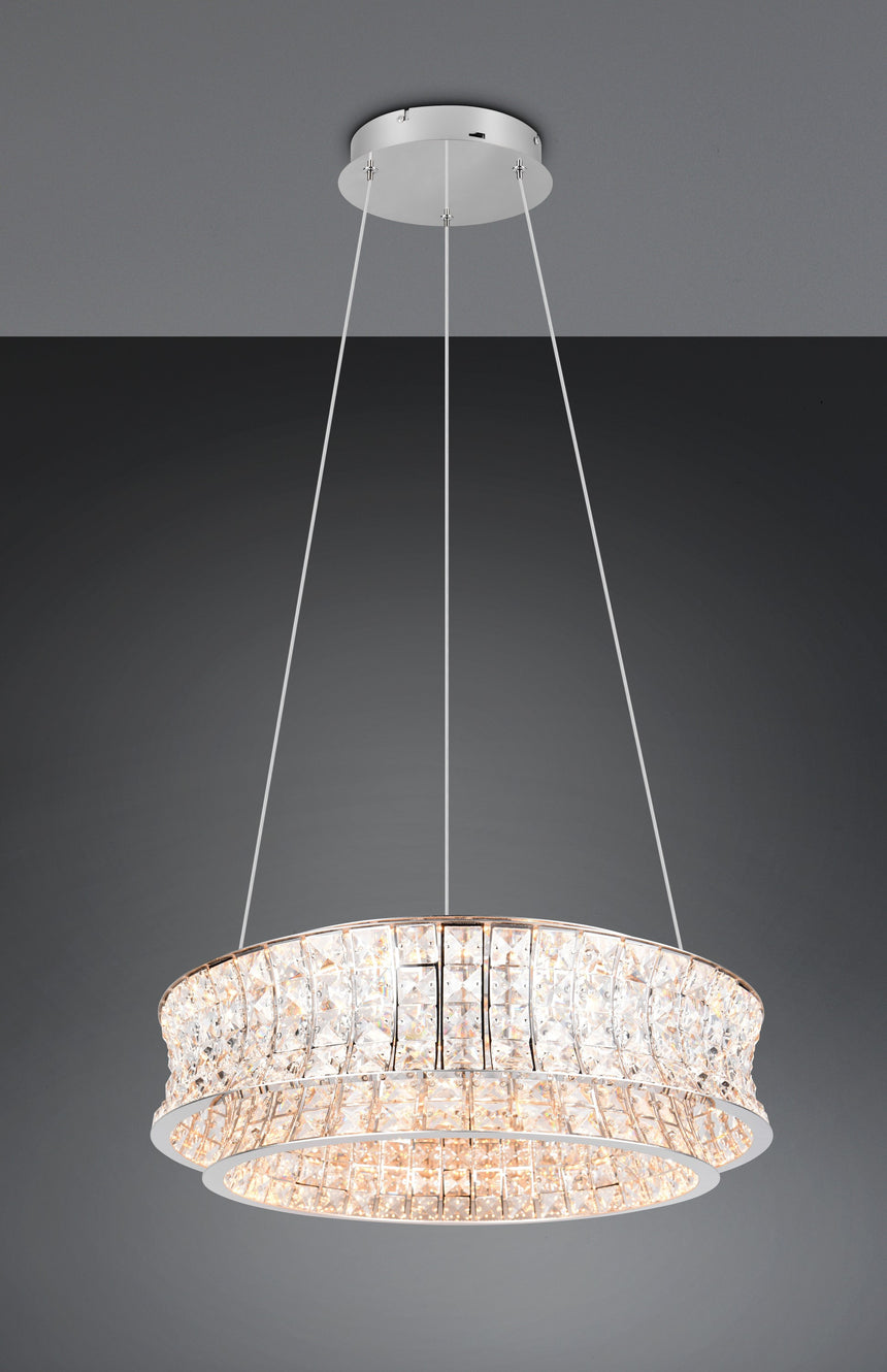 lámpara colgante Trio Zevion dorado mate TRI334730106 - ambiente