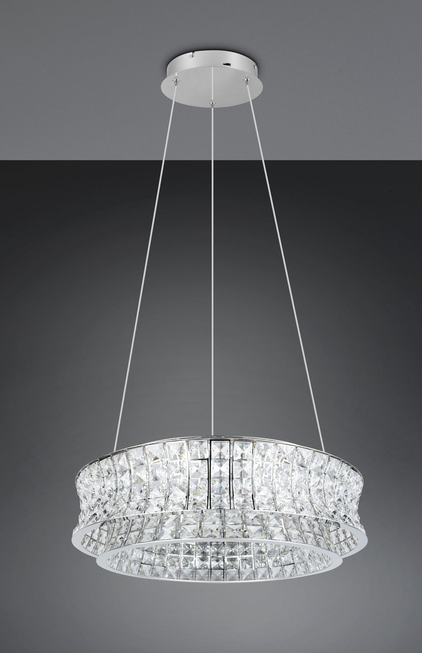 lámpara colgante Trio Zevion dorado mate TRI334730106 - vista 6