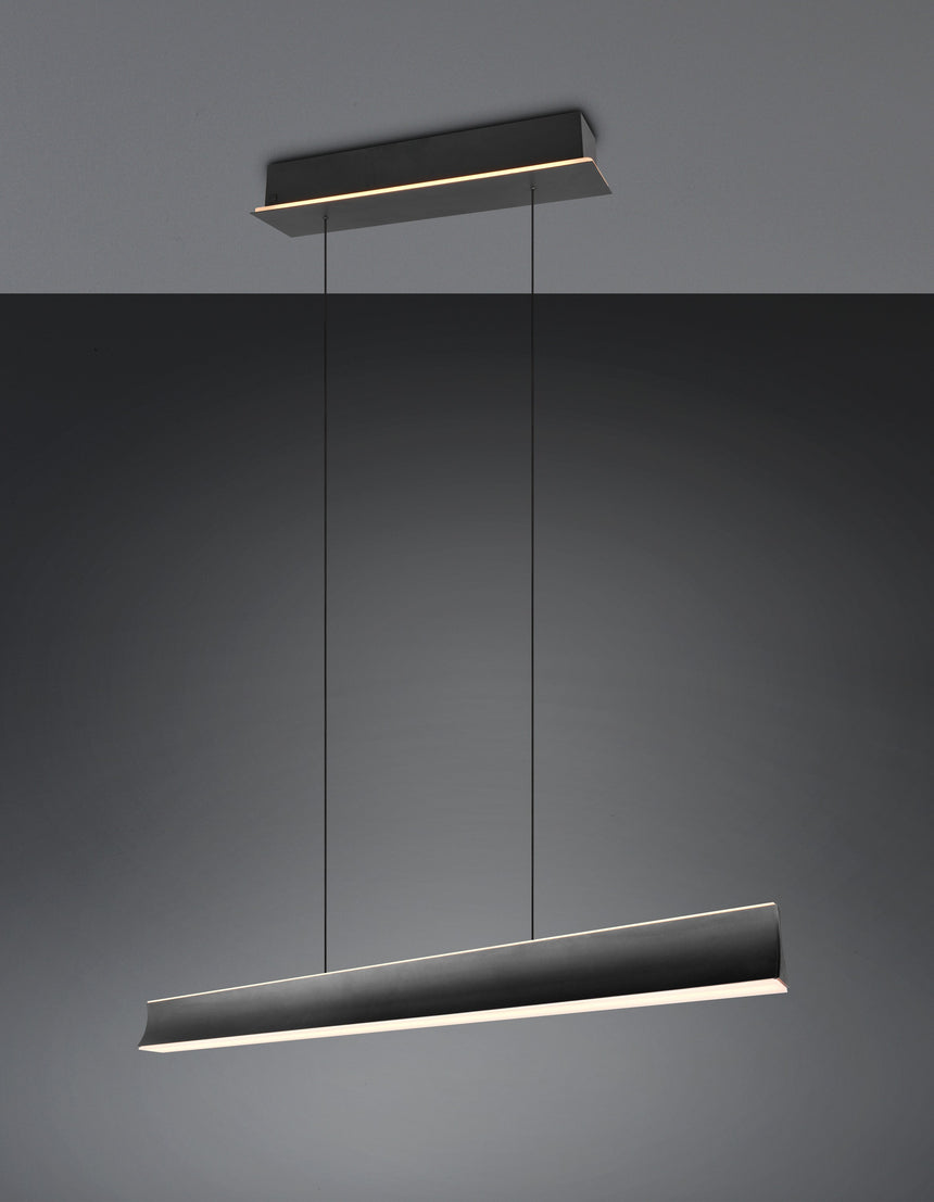lámpara colgante Trio Cimolto negro mate TRI335710132 - vista 7